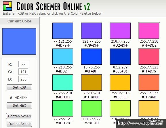 Color Schemer Online